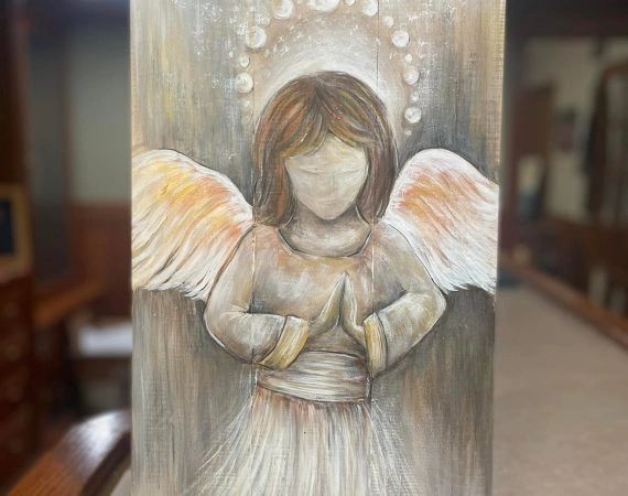 Inspirational group paint class